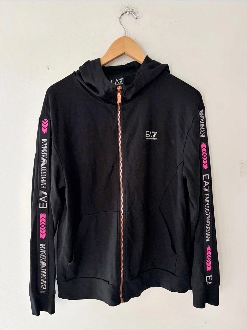 Emporio Armani EA7 Women’s Zip Up Hoodie Size XL